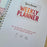 Yarn Lover's Weekly Planner