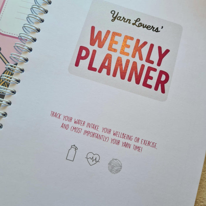 Yarn Lover's Weekly Planner