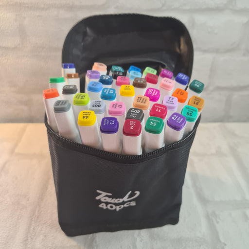 Duel Tip Markers - set of 40