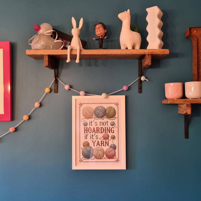 Wall Art Print - Yarn Hoarding