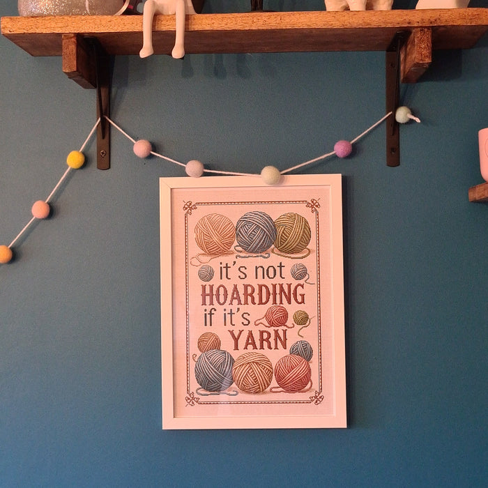 Wall Art Print - Yarn Hoarding