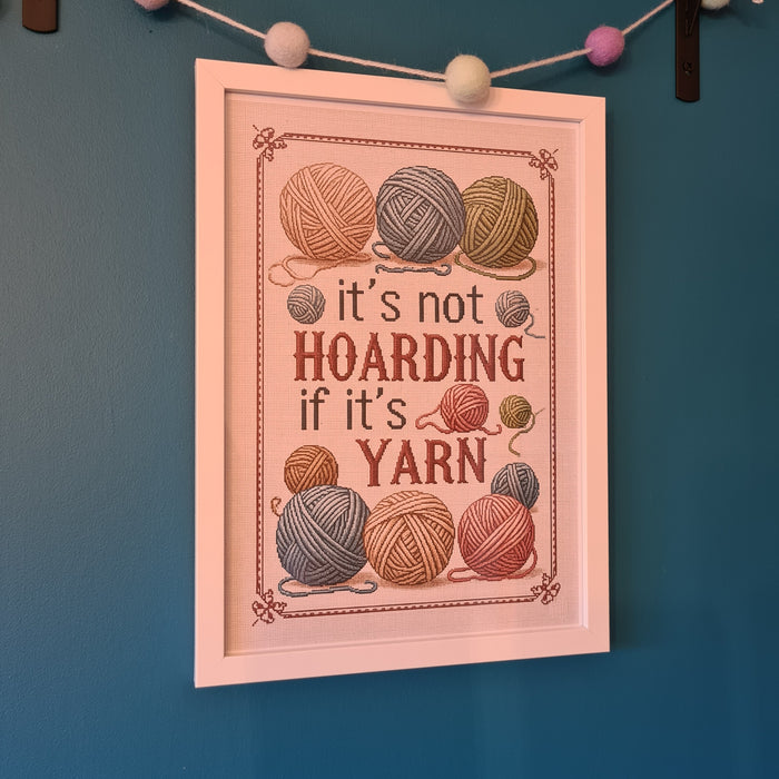 Wall Art Print - Yarn Hoarding