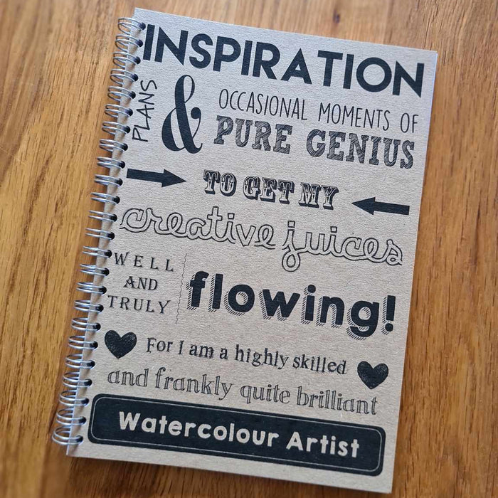 Watercolour Artist Notebook - one off!
