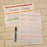 Personalised Name Writing Practice Sheet - wipe clean, pen included!