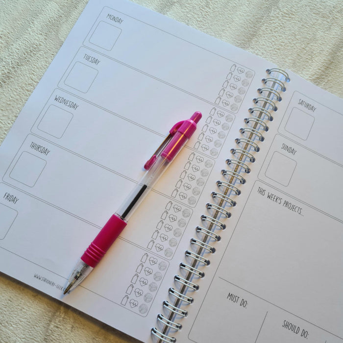 Yarn Lover's Weekly Planner