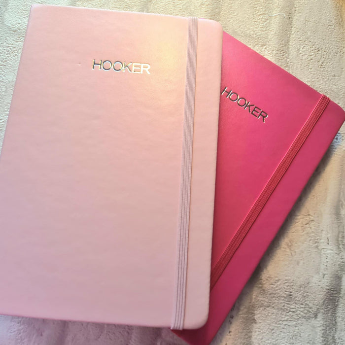 HOOKER - Hardback notebook for crocheters