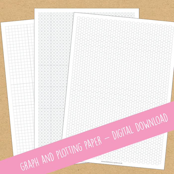 Plotting Graph Paper - Printable! — Stationery Geek