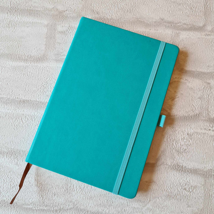 Custom Notebooks with Gold/Silver text - choose your initials, name etc