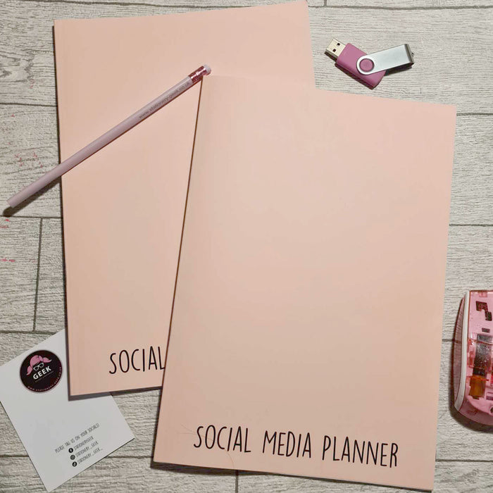 Social Media, Pretty Pink Planner