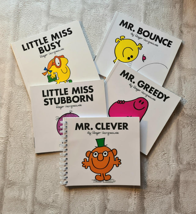 Mr Men and Little Miss - Recycled Notebooks