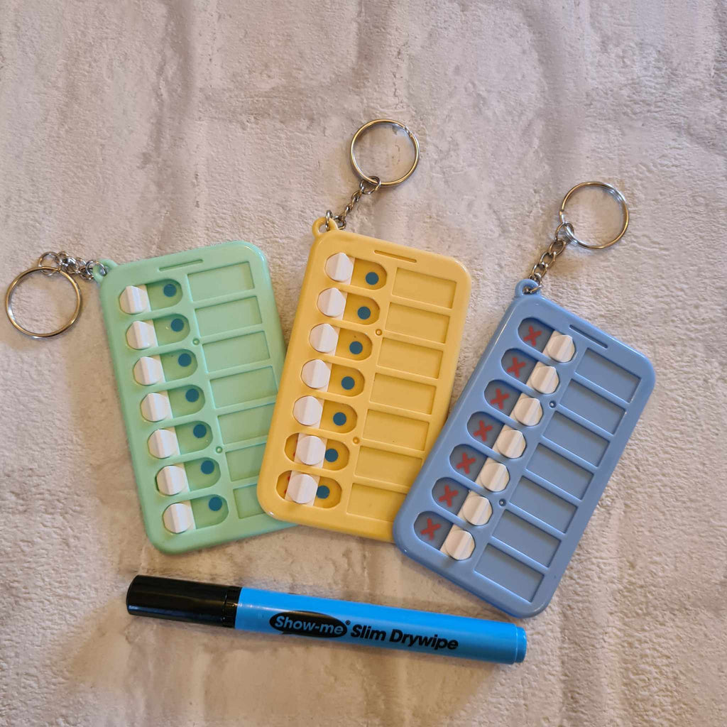 Mini Checklist Board Keyring - with dry wipe pen! — Stationery Geek