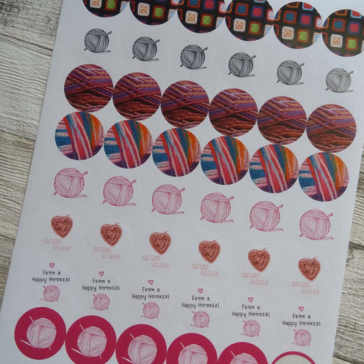 Yarn Stickers - Crochet & Knitting