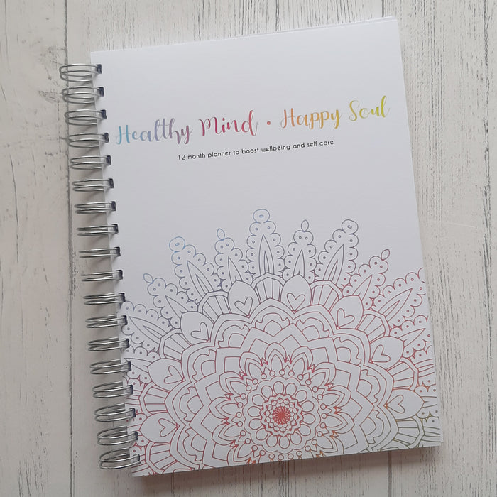Healthy Mind, Happy Soul - 12 Month Planner