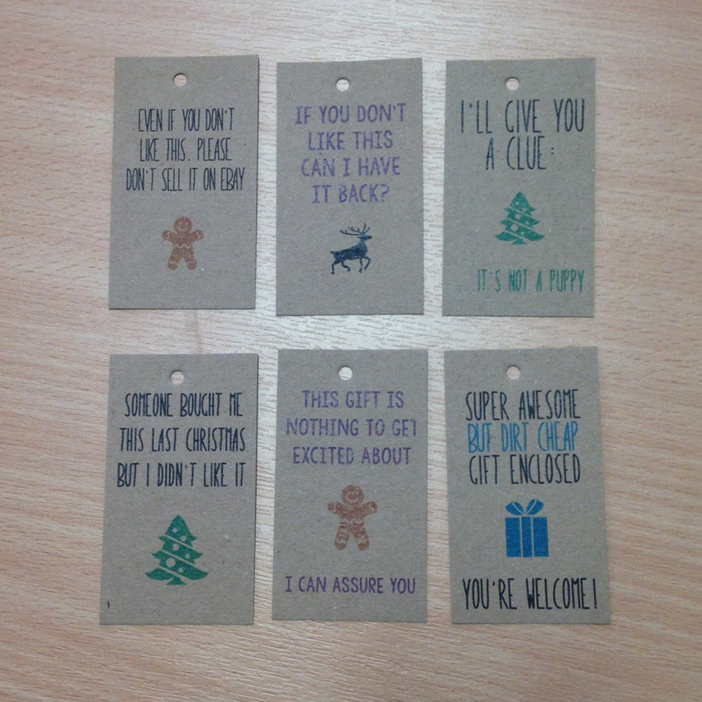 Honest Gift Tags - Christmas — Stationery Geek