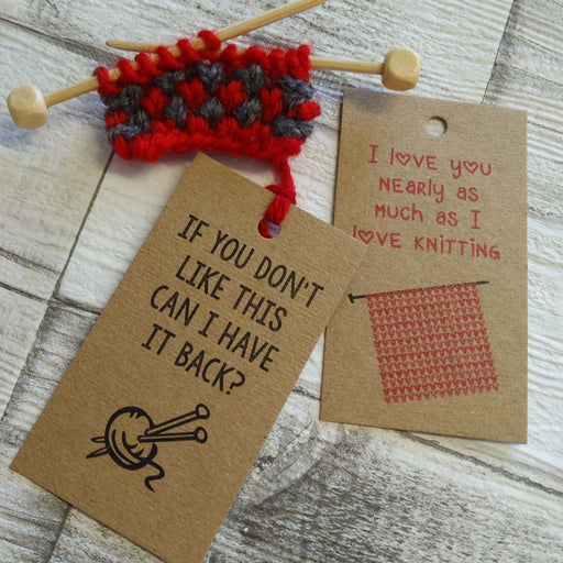 Honest Gift Tags - Knitting