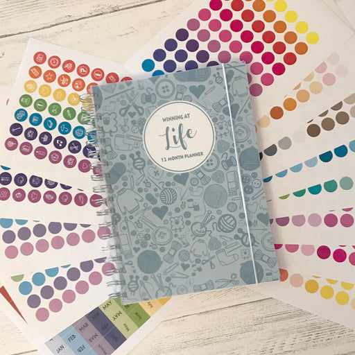 Winning at Life - 12 Month Planner - Yarn Lover's Edition!