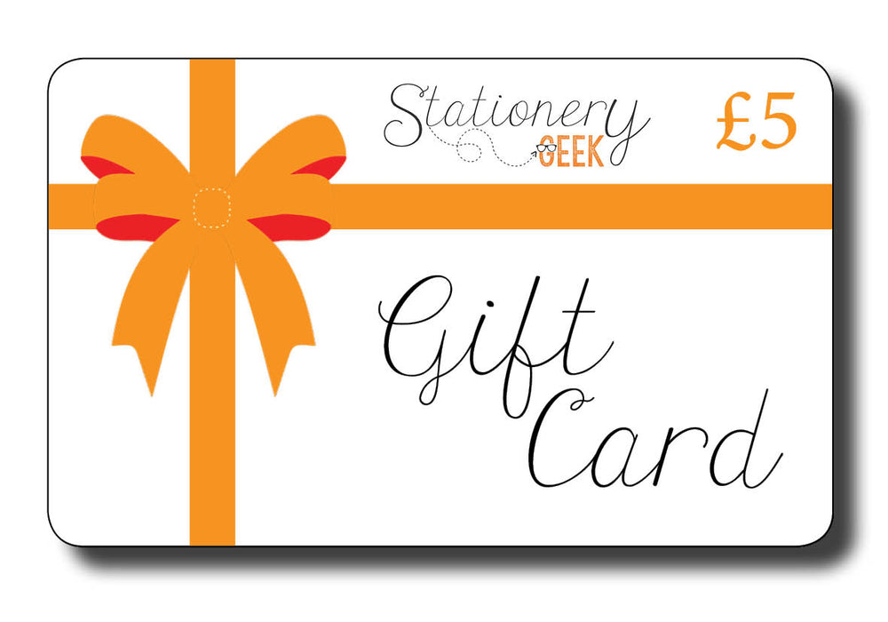 "Gift Card" - Stationery Geek!